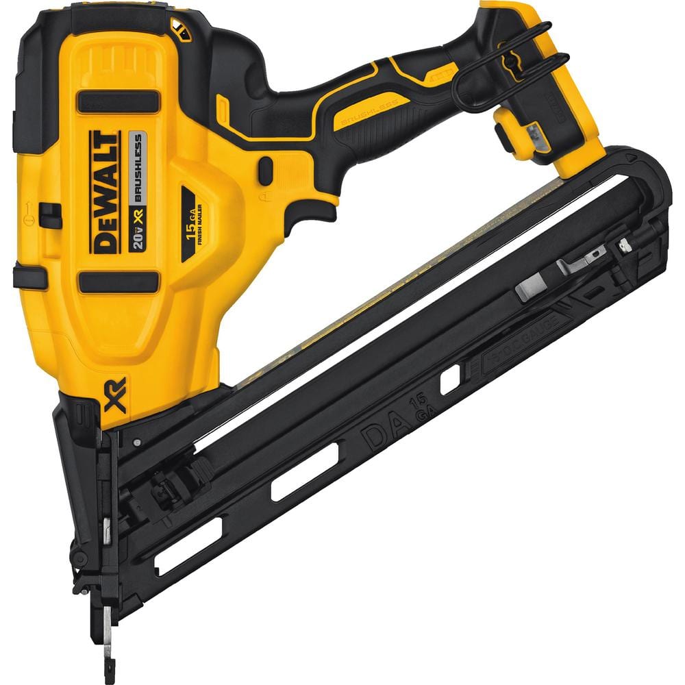 2025 Clavadora Angular de Acabado de 15 Ga. Inalámbrica 20V MAX XR de Ion-Litio (Solo Herramienta) DCN650B