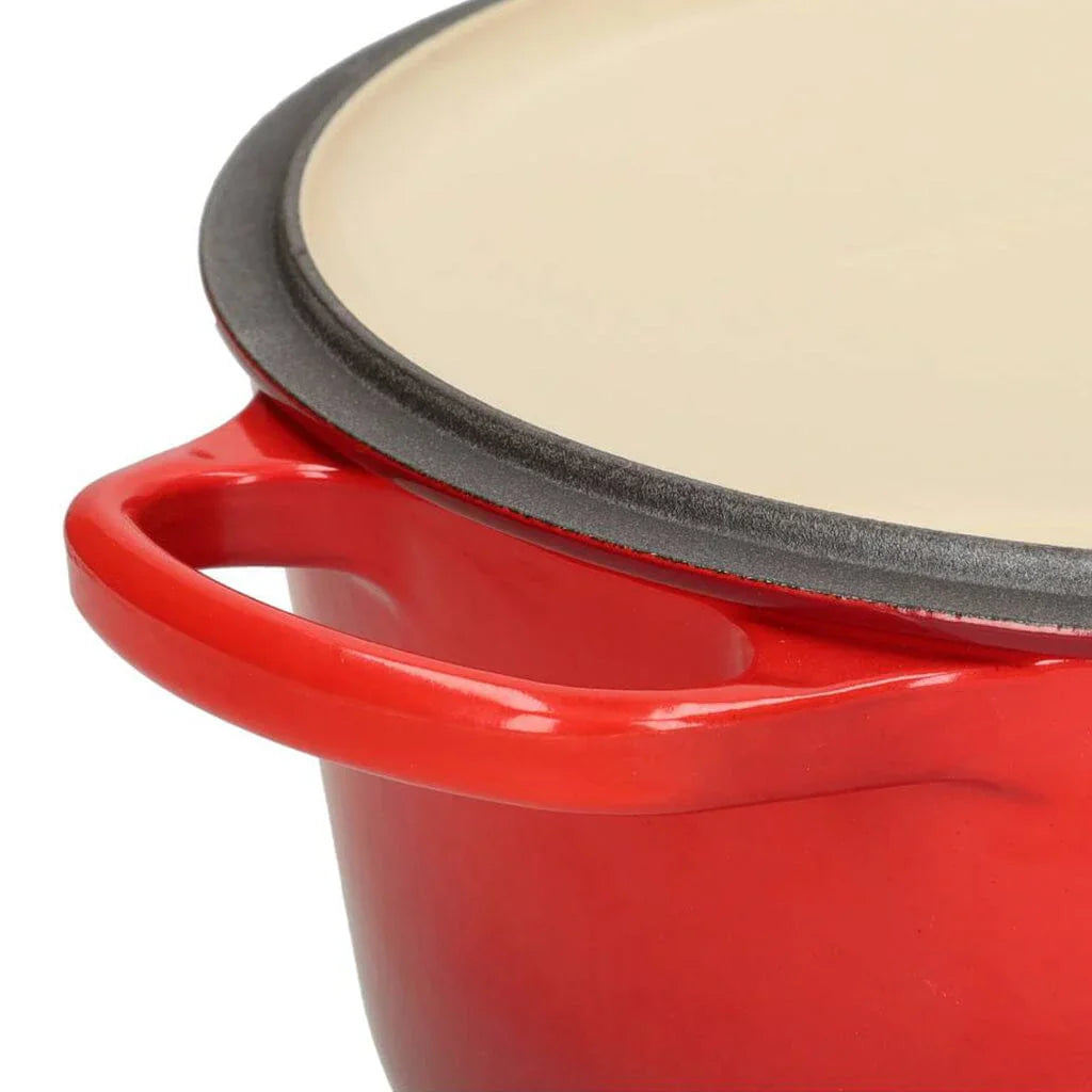 2025 Le Creuset - Sartén para asar / guisar Signature redonda cereza roja 28 cm 6,7 l