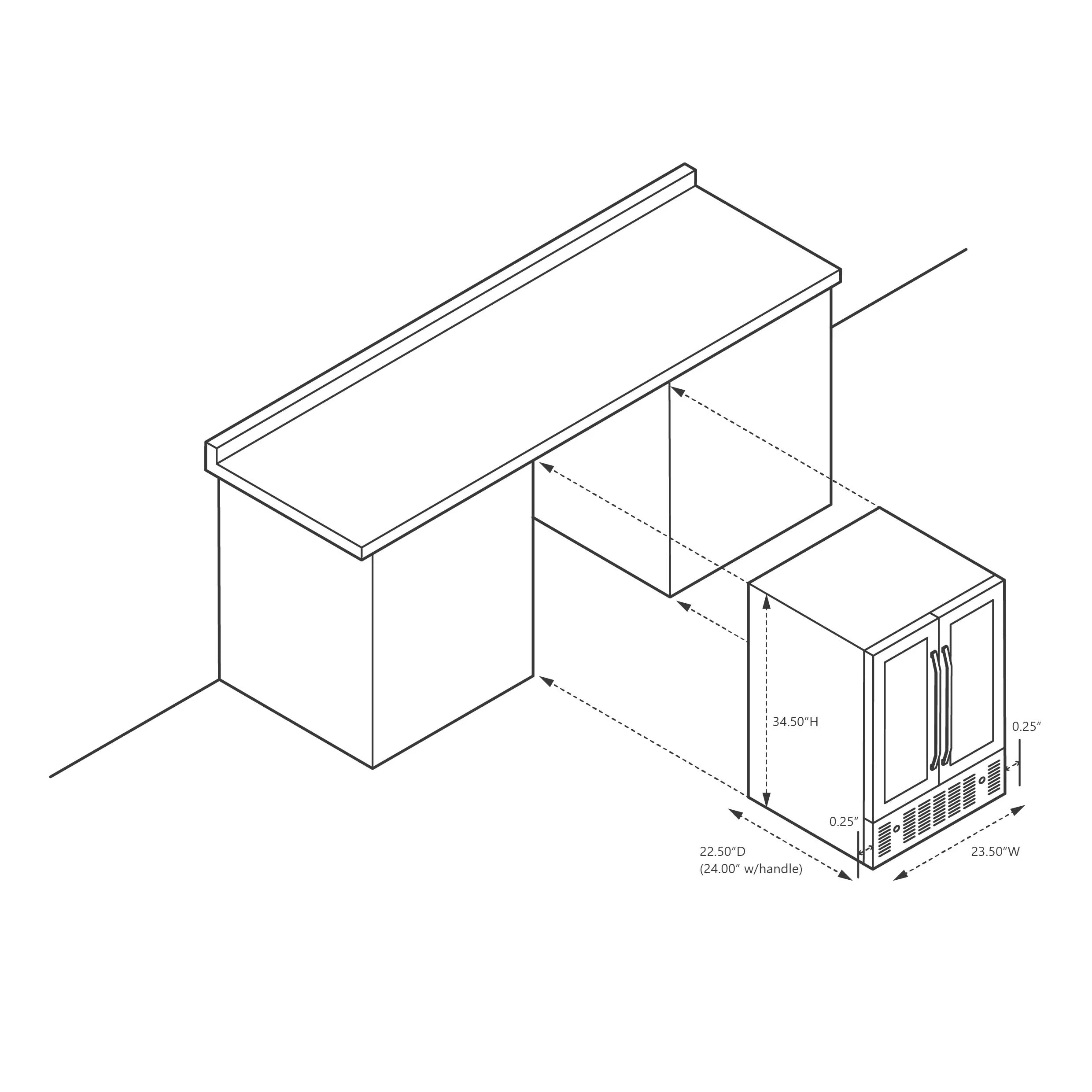 2025 Newair® Refrigerador Empotrable de Doble Zona para 58 Latas y 18 Botellas - 24"