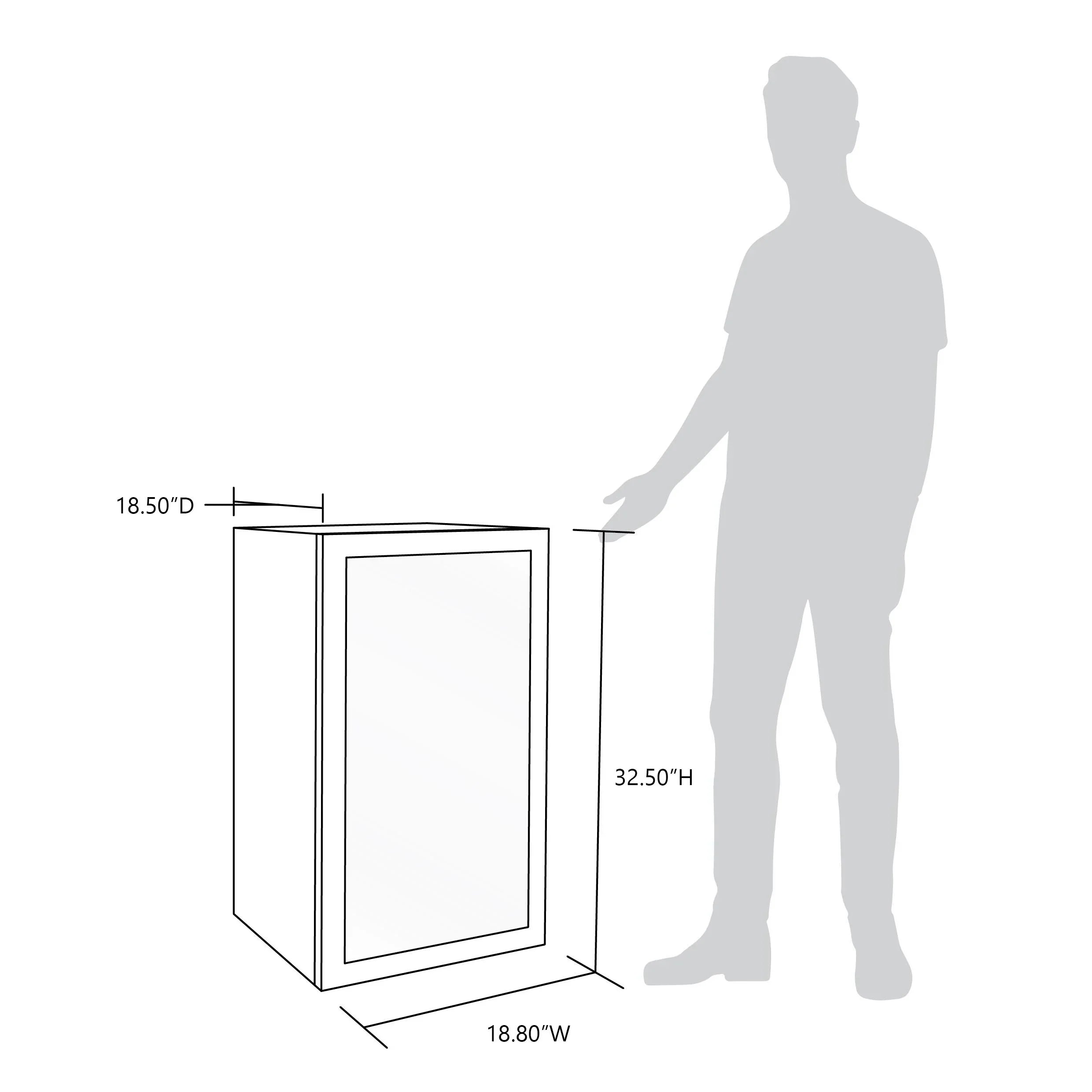 2025 Newair® Refrigerador de Bebidas Independiente Negro - 126 Latas - 18,8”