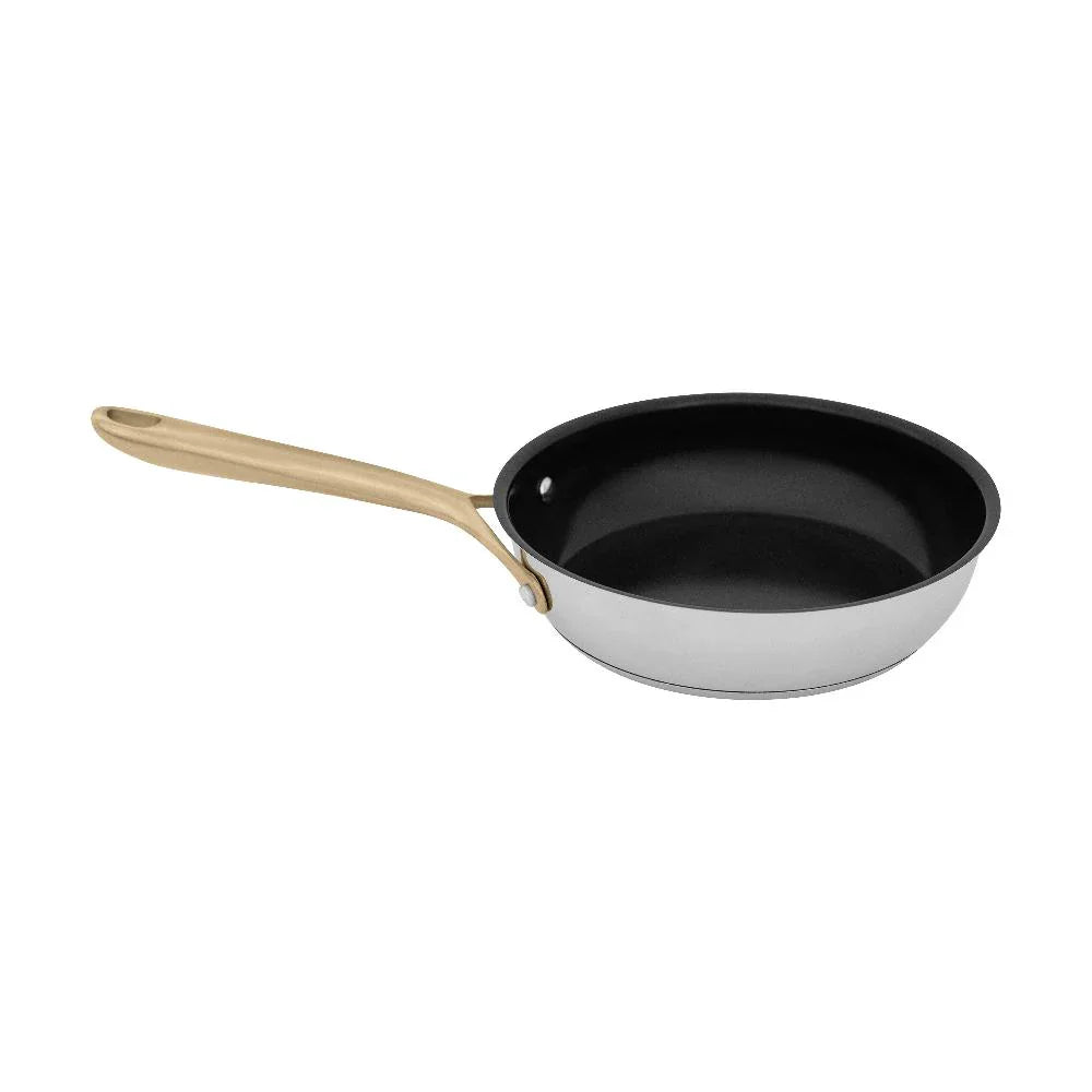 Set de Cocina de 10 Piezas No Tóxico en Acero Inoxidable con 3 Piezas de Cerámica Antiadherente ZLINE (CWSETL-NS-10)