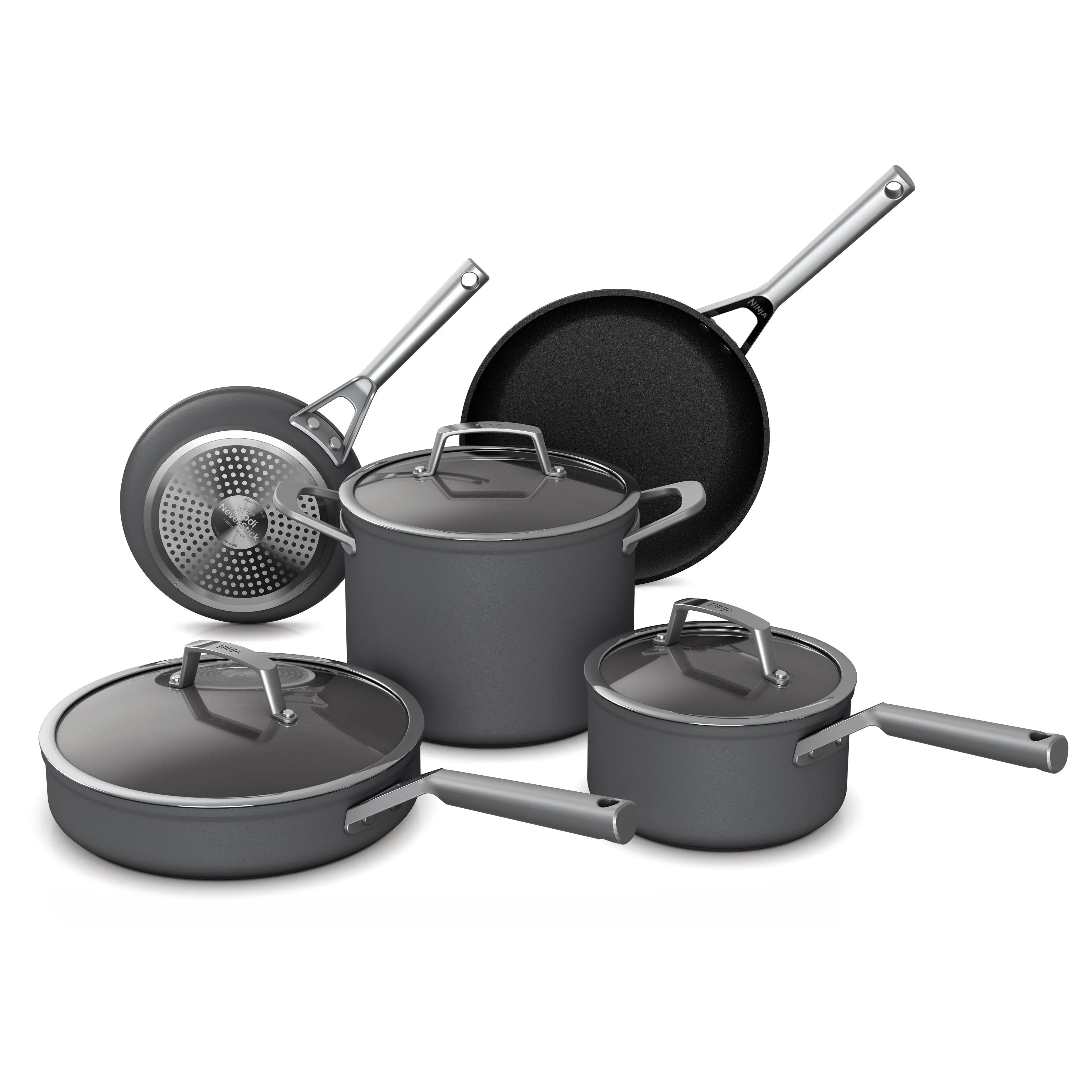 2025 Ninja ZeroStick - Set de cocina antiadherente (5 piezas)