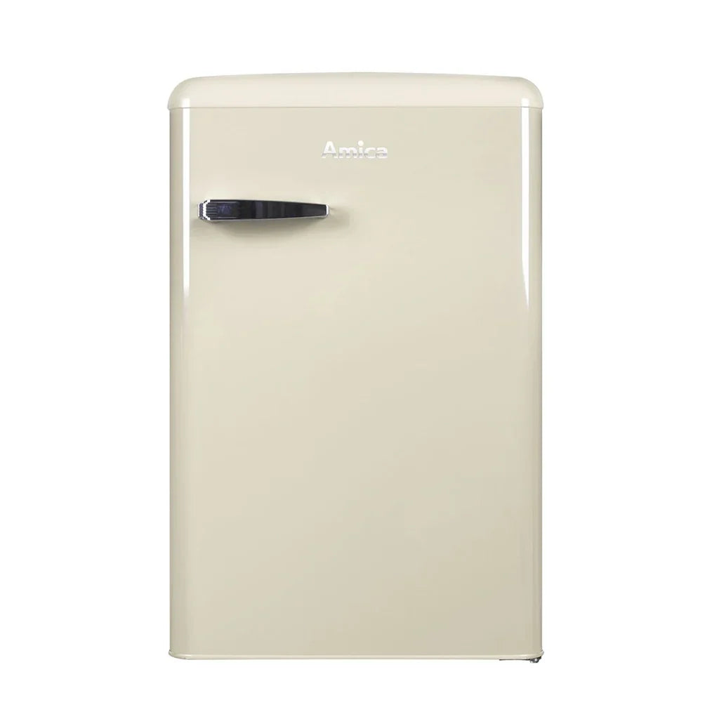 2025 Amica KS 15615 B Frigorífico con congelador de diseño retro beige