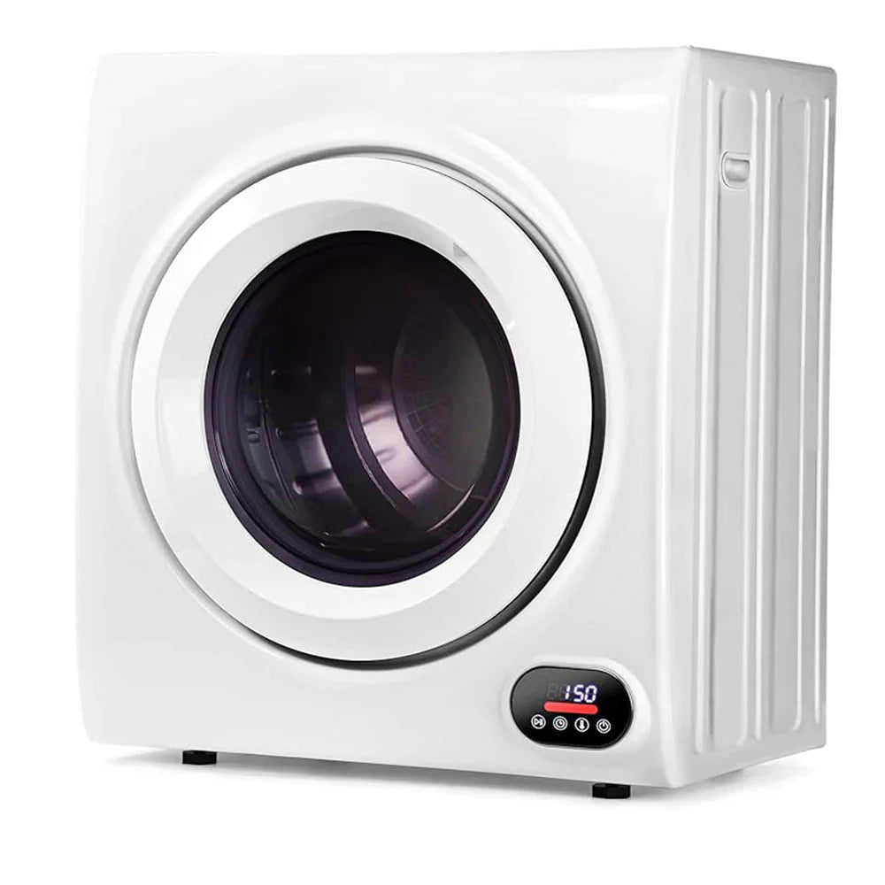 2025 Secadora portátil EUHOMY de 1400 W con panel de control LCD y cuatro funciones – Blanca