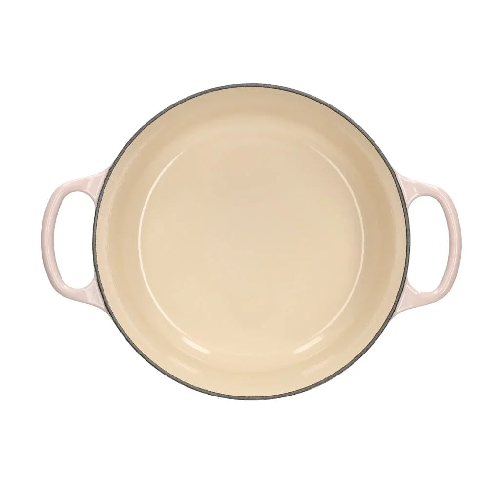 2025 Le Creuset - Sartén para asar / guisar Signature redonda rosa concha 24 cm 4,2 l