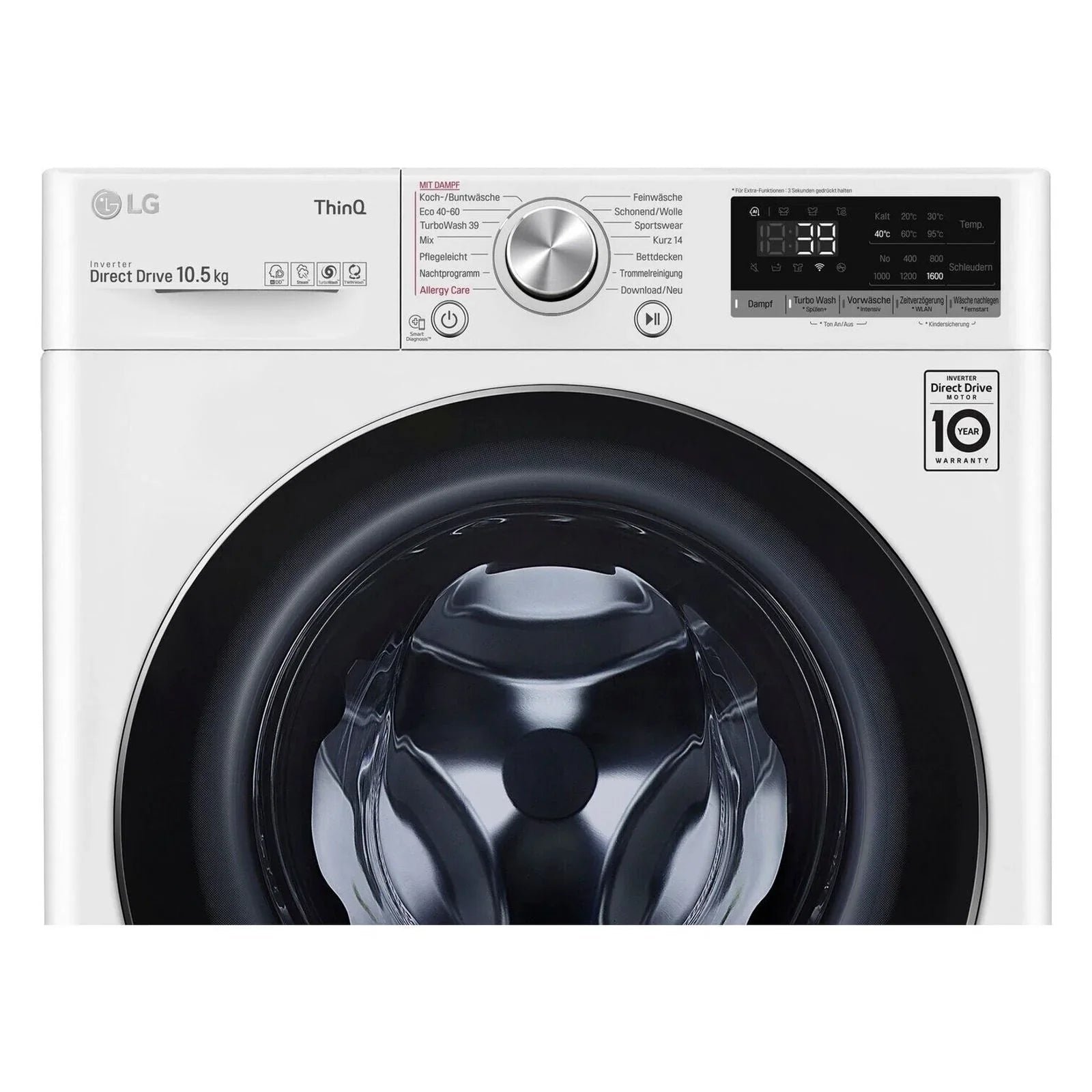 2025 Lavadora LG F4WV5080 Clase A