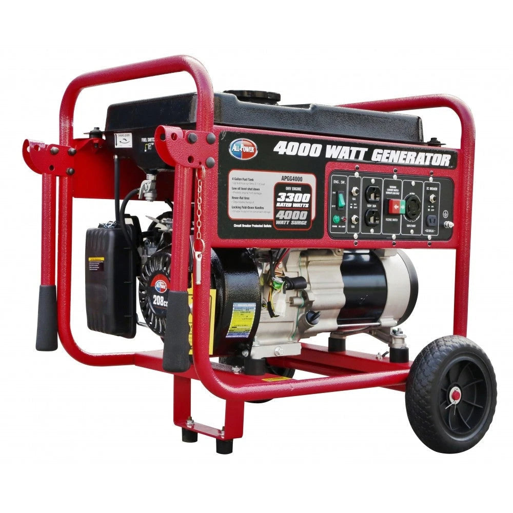 2025 Generador Portátil All Power de 4000 Vatios APGG4000