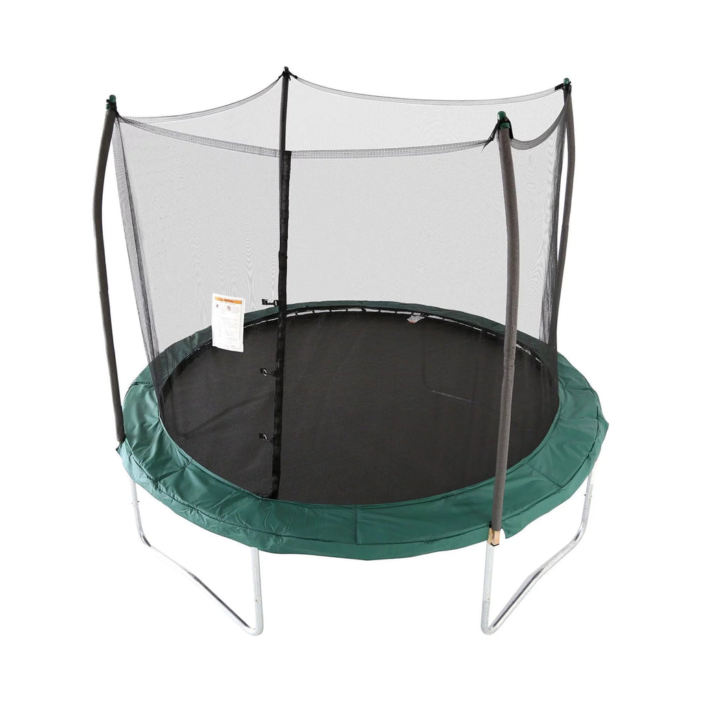 2025 Trampolín Redondo Skywalker Trampolines de 10 pies con Red de Seguridad, Verde