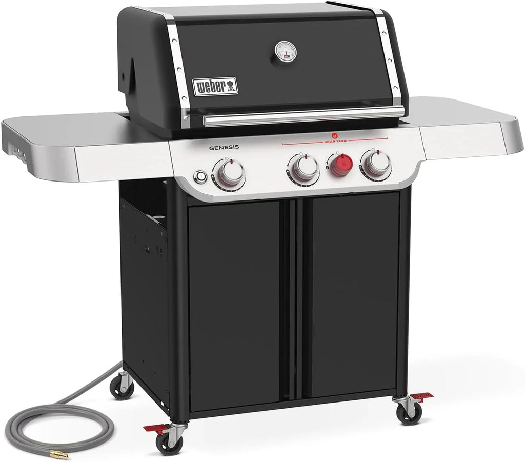 2025 Weber Genesis E-325 a gas propano, color negro