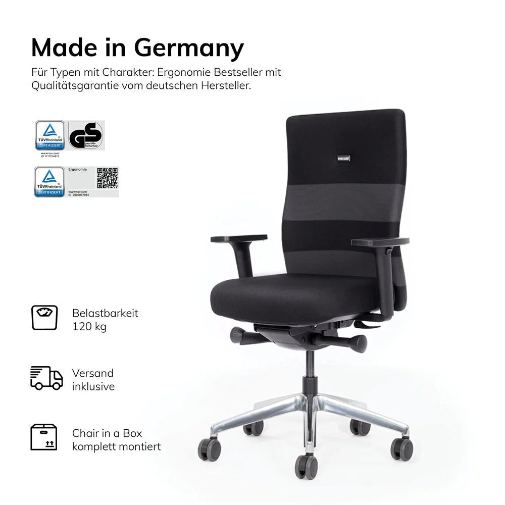 2025 Silla de Oficina Ergonómica Agilis AG10 EL SALVADOR DE ESPALDA con Bandas de Colores – Configurable