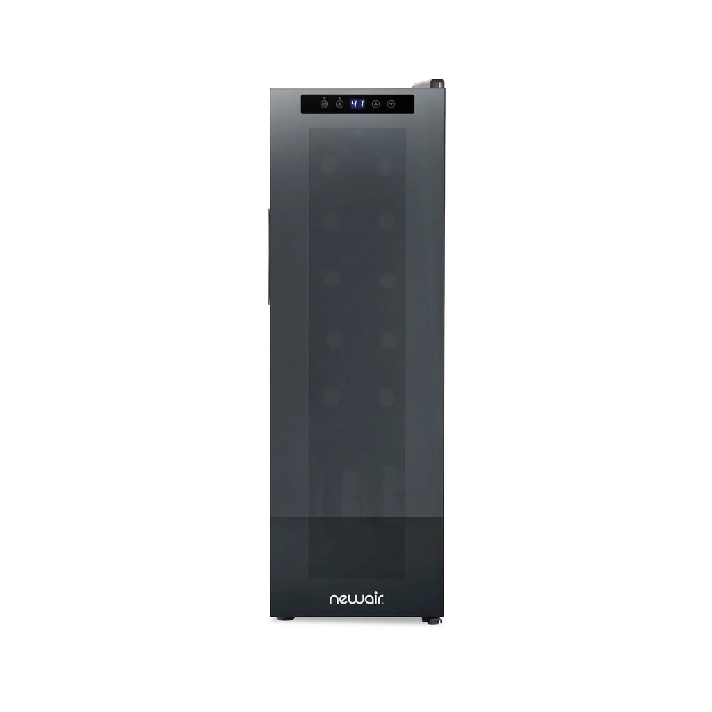 2025 Refrigerador de Vinos Independiente Newair® Negro – 12 Botellas – 13,6"