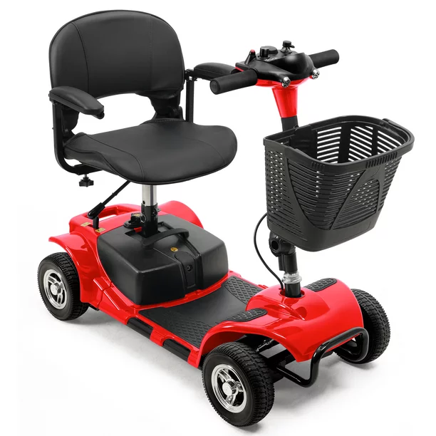 Scooter de Movilidad UltraLite de 4 Ruedas, Portátil y Ligero, Autonomía de 14 Millas, Modelo A898