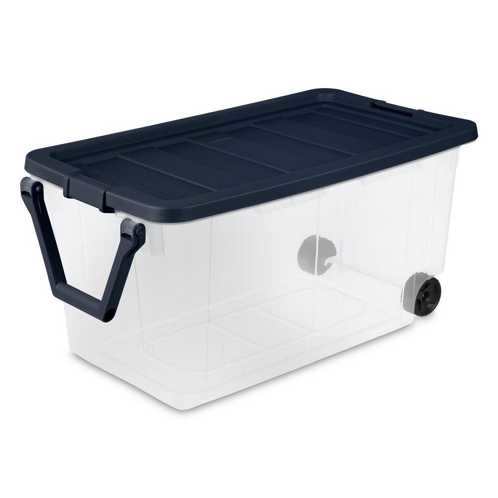 2025 Caja de almacenamiento Sterilite con ruedas de 160 cuartos – Modelo 14674K02