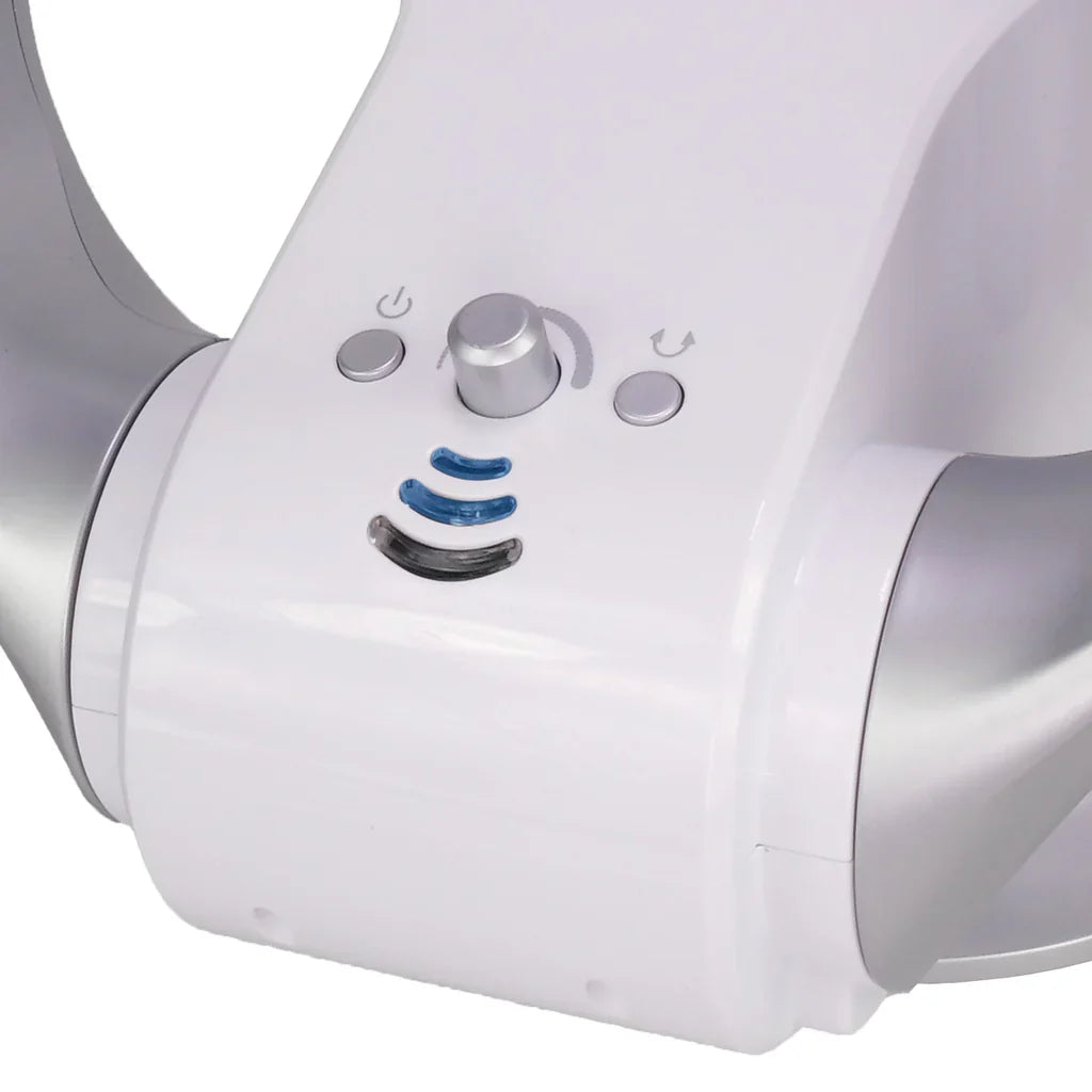 2025 Ventilador de pared y de mesa sin aspas Korona 81008, 26 W, plata y blanco
