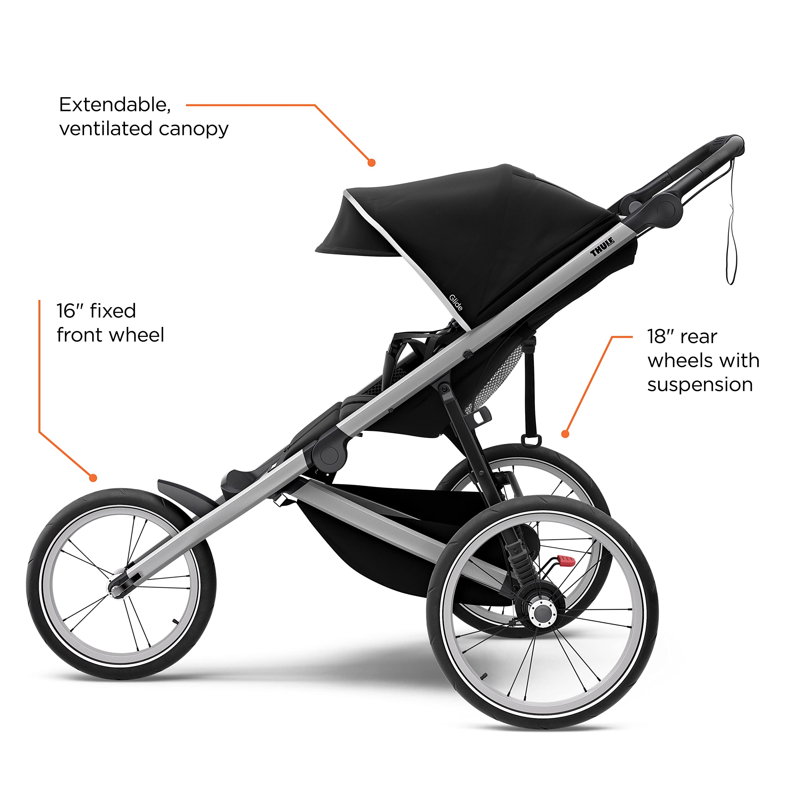 2025 Cochecito de Jogging de Alto Rendimiento Thule Glide