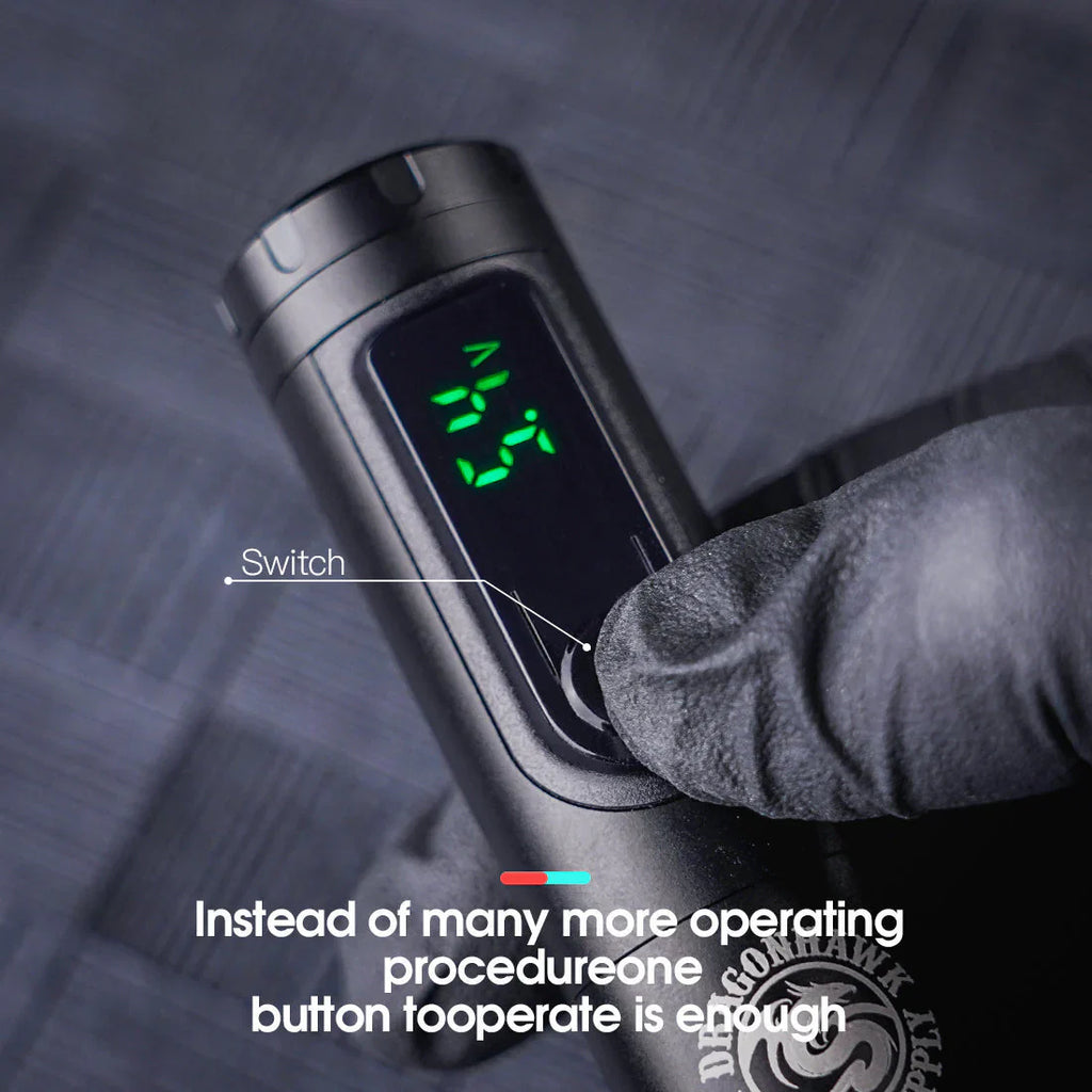 Máquina de Tatuaje Inalámbrica Dragonhawk X4 Pen