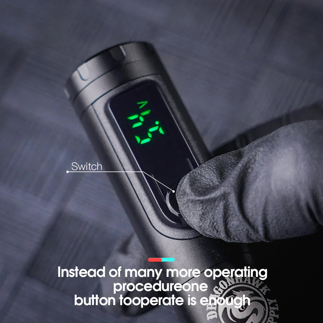 Máquina de Tatuaje Inalámbrica Dragonhawk X4 Pen