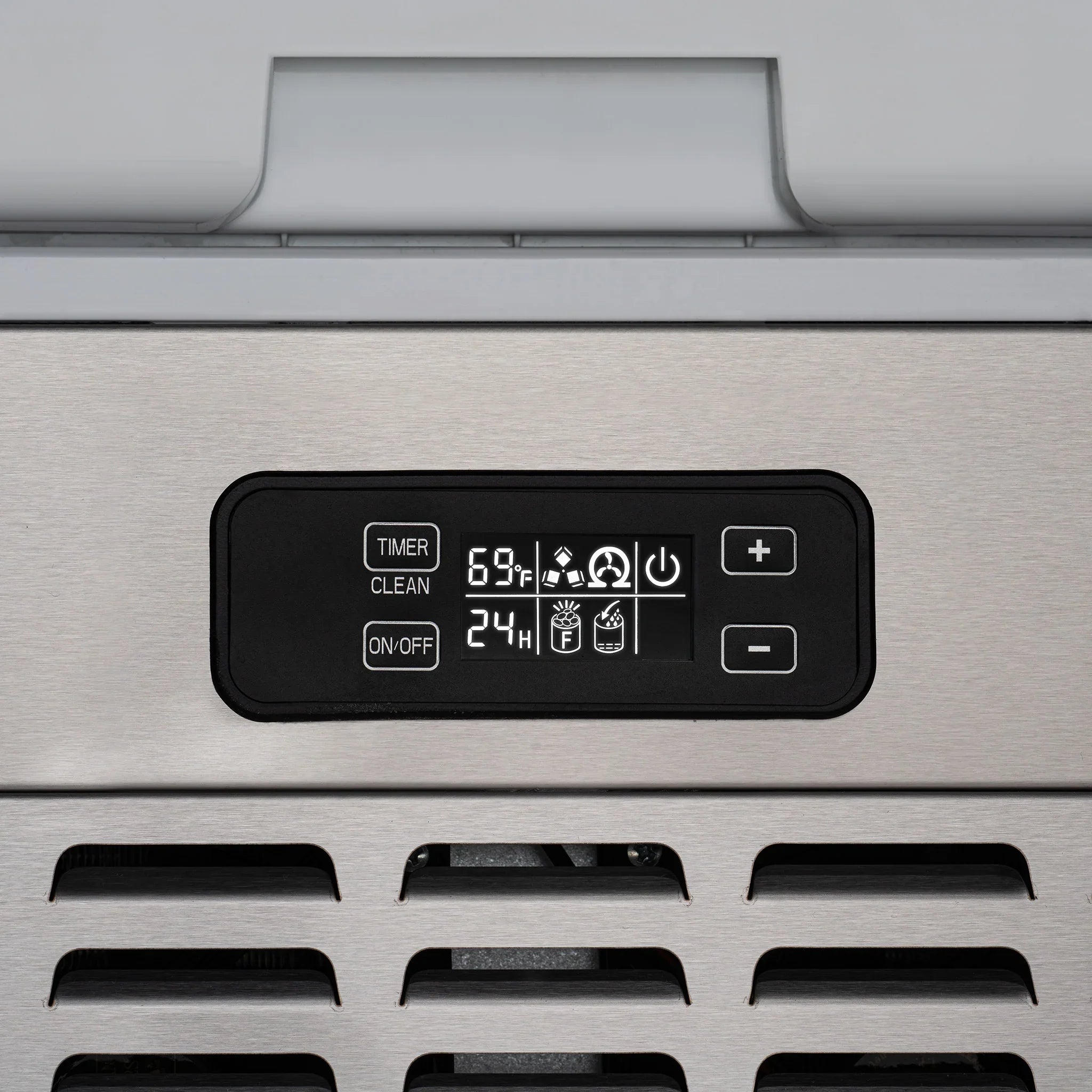 2025 Máquina de Hielo en Trozos Newair 15” Empotrable – 66 lb/día – Acero Inoxidable