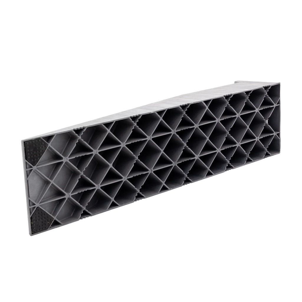 Rampas de acceso de plástico ligero Black Widow – Capacidad de carga de 10,000 libras por par