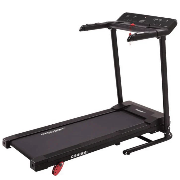 2025 Cinta de correr CS 4000 – 12 programas, compatible con Kinomap y superficie amortiguada para las articulaciones