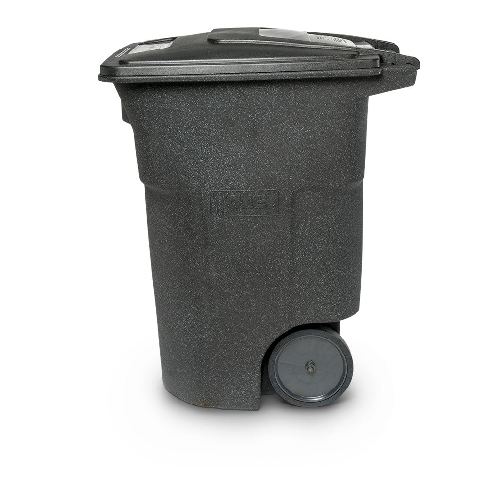 2025 Contenedor de Basura Toter de 96 Galones con Ruedas Silenciosas y Tapa