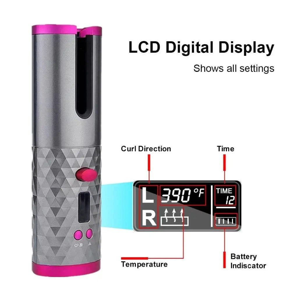 2025 Máquina Automática de Rizado de Cabello, Mejor Herramienta para Rizar el Cabello