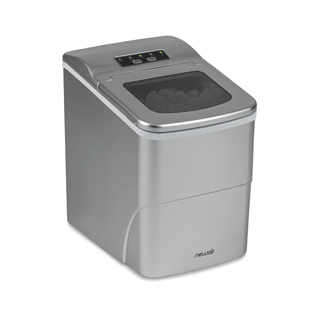2025 Máquina de Hielo de Encimera Newair® – Cubitos en Forma de Bala, 12 kg/día – Negro Mate