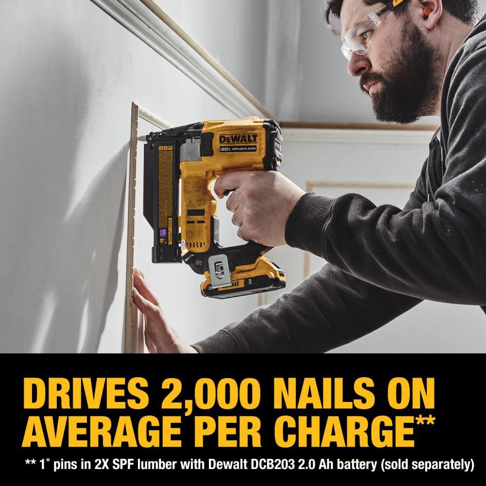 Clavadora de Clavillos 23 Ga. Inalámbrica ATOMIC Compact Series 20V MAX Kit DCN623D1 – DEWALT