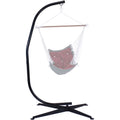 2025 Sunnydaze Hanging C-Stand para Silla Hamaca Colgante