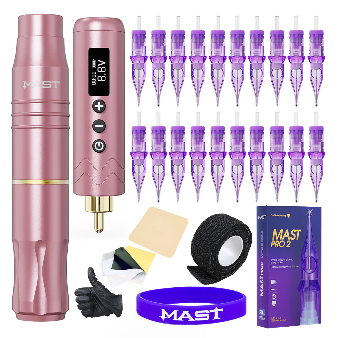 Kit de Baterías Mast Tour2 para Máquina de Tatuaje Inalámbrica tipo Bolígrafo