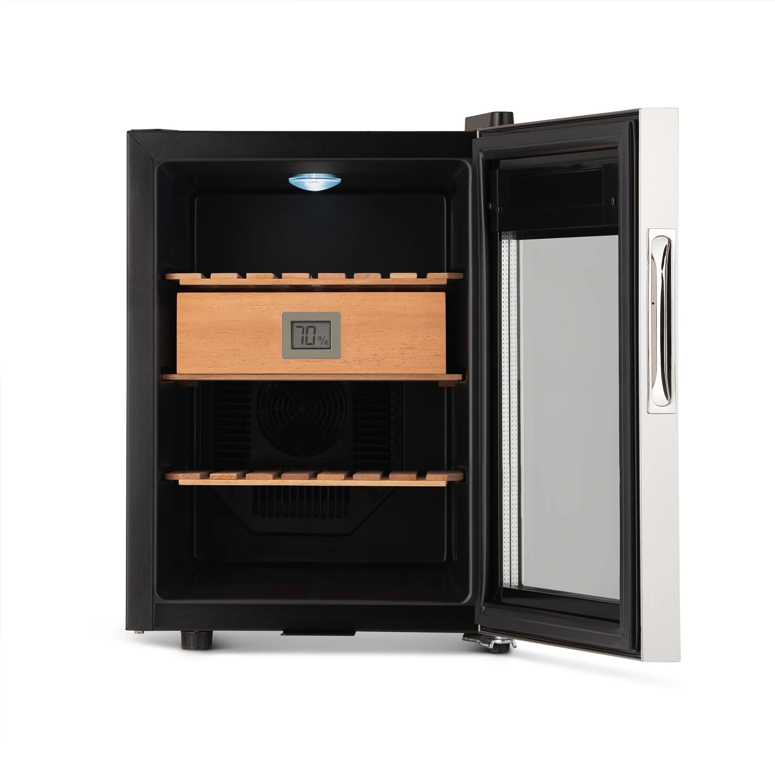 2025 Humidor eléctrico para puros Newair® con Opti-Temp™, capacidad para 250 puros