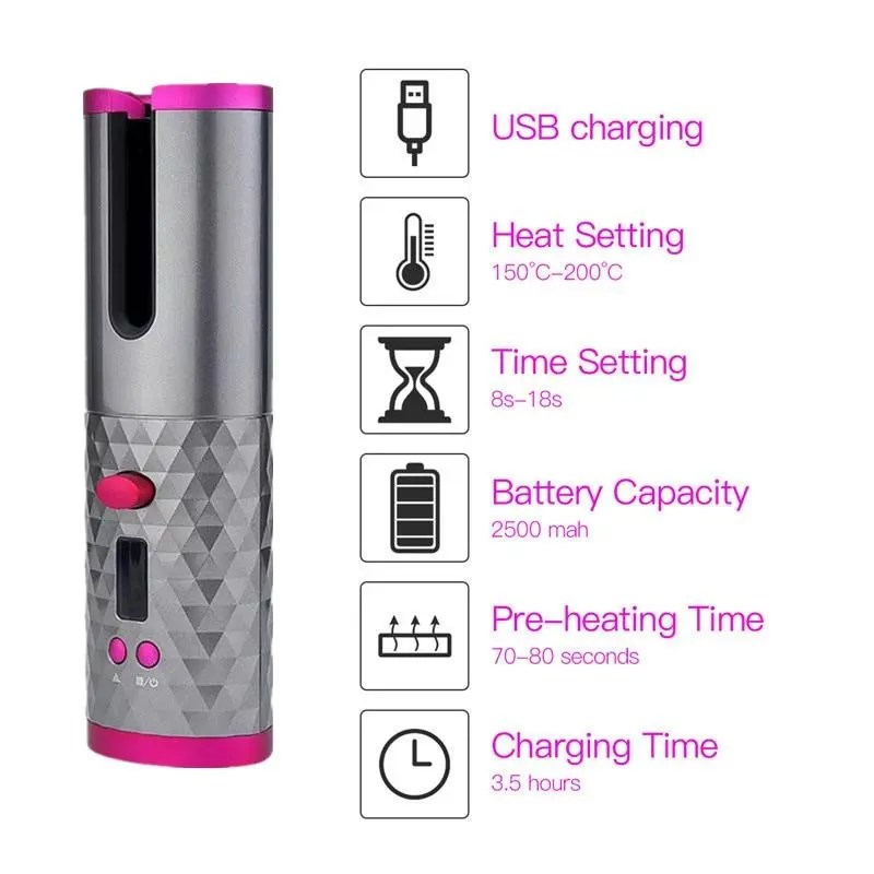 Máquina Automática de Rizos Kurlize™ - Mejor Herramienta para Rizar el Cabello