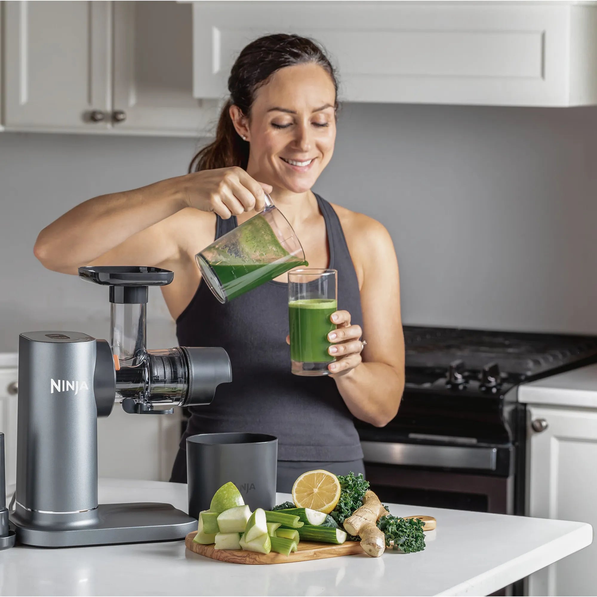 2025 Ninja NeverClog Extractor de jugos en frío