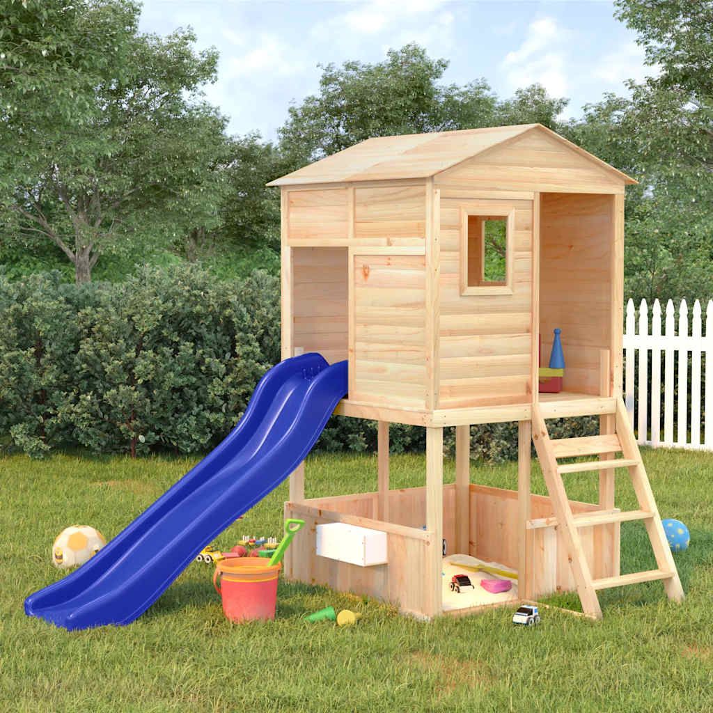 Parque Infantil De Exterior Madera Maciza De Abeto Vidaxl