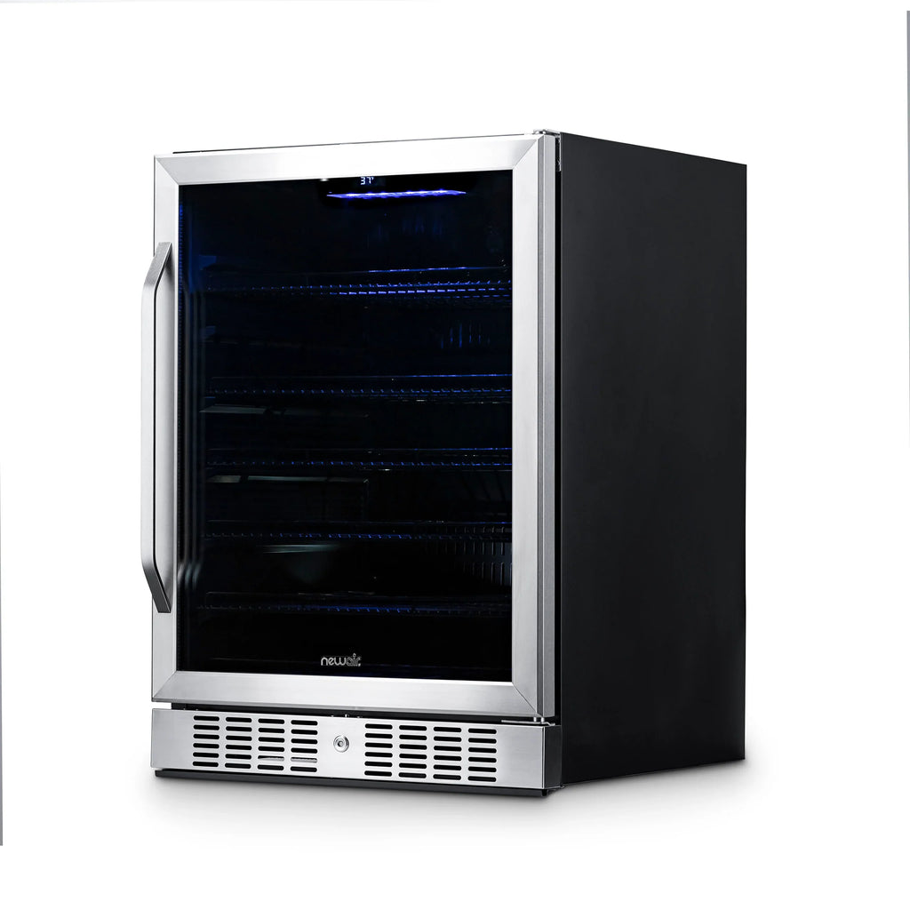 2025 Newair® Refrigerador de Bebidas Empotrable de Acero Inoxidable – 177 Latas – 24"