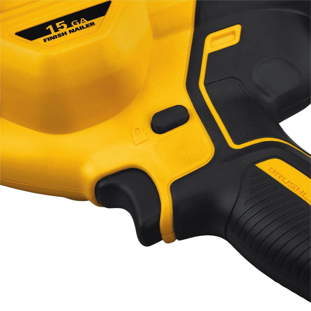2025 Clavadora Angular de Acabado de 15 Ga. Inalámbrica 20V MAX XR de Ion-Litio (Solo Herramienta) DCN650B