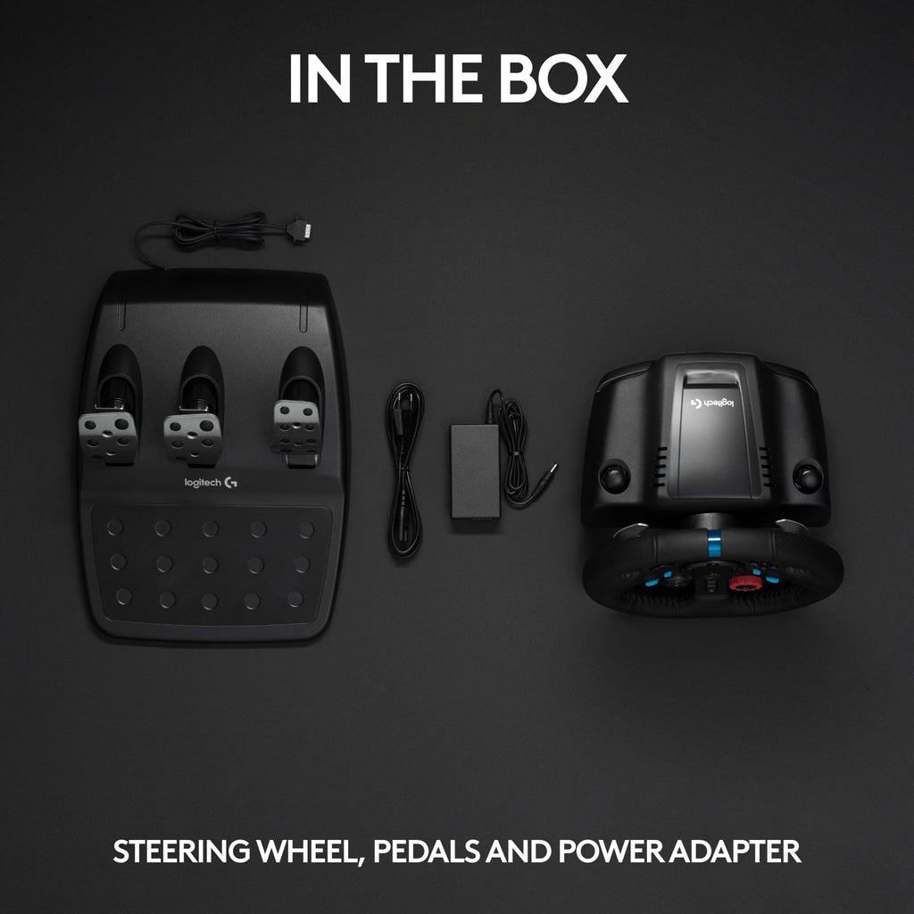Logitech - G29 Driving Force Volante de Carreras y Pedales para PS5, PS4, PC, Mac - Negro