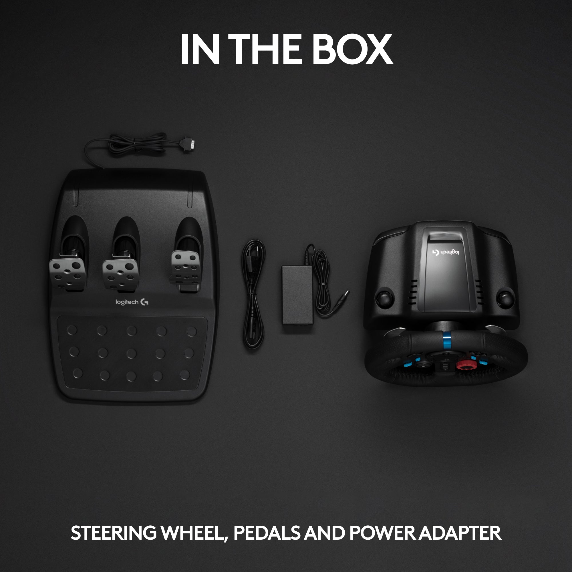 Logitech - G29 Driving Force Volante de Carreras y Pedales para PS5, PS4, PC, Mac - Negro