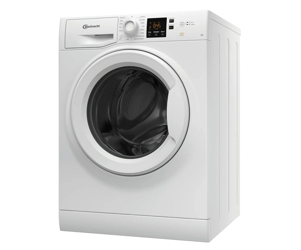 2025 Bauknecht BPW 814 A Lavadora de carga frontal / 8 kg / Eliminación potente de manchas / Clean Plus / Ciclo corto 45' / Anti-Alergia Plus / Detección automática de carga / Opción Extra Touch, Blanco