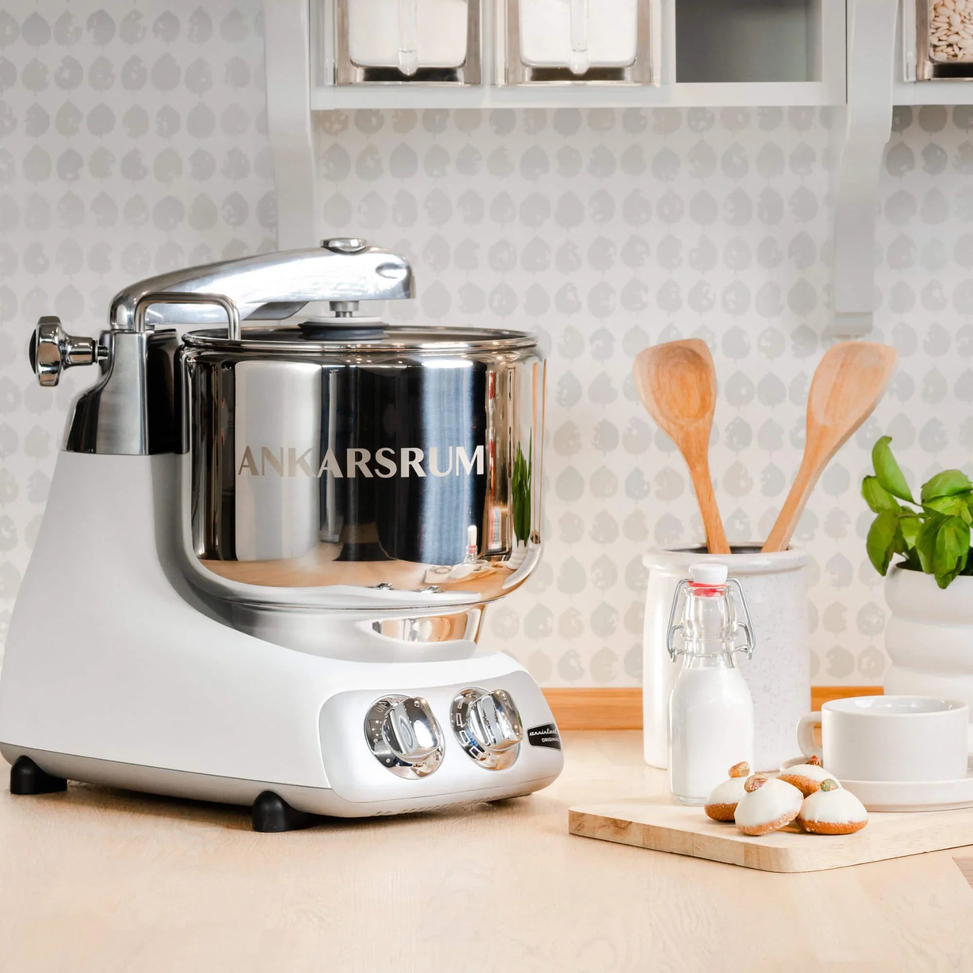 2025 Ankarsrum Assistent Original 6230 – Robot de cocina en blanco mineral