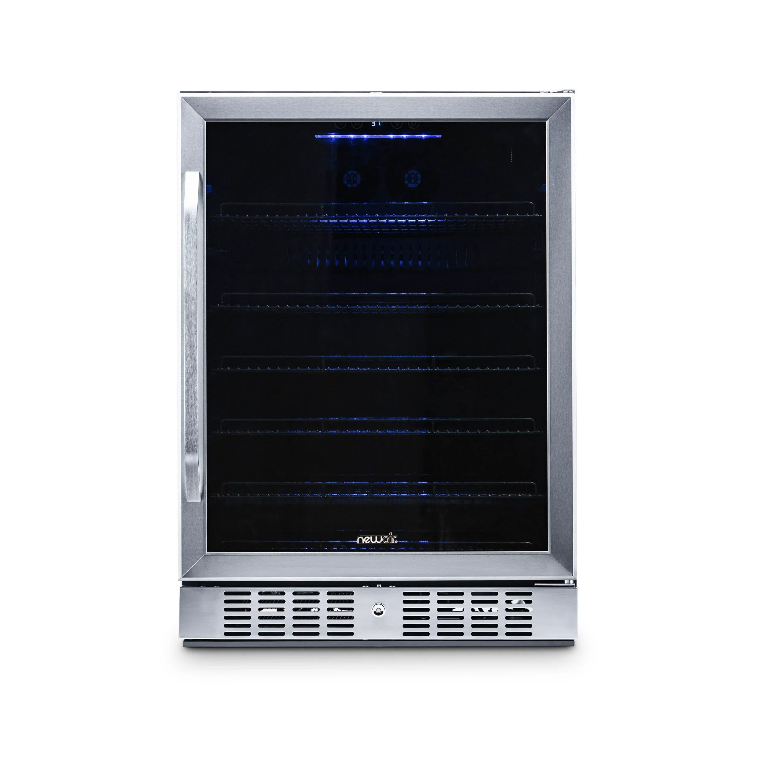 2025 Newair® Refrigerador de Bebidas Empotrable de Acero Inoxidable – 177 Latas – 24"