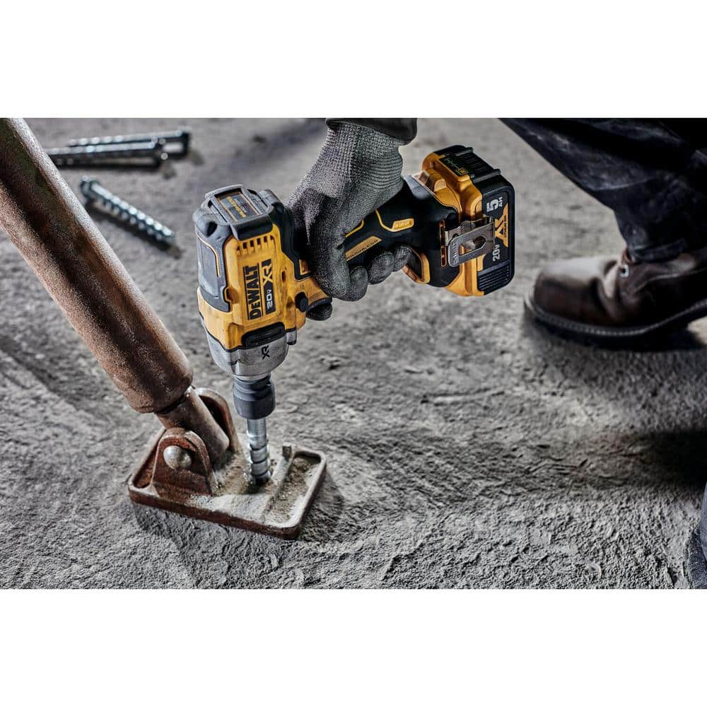 2025 Llave de Impacto Inalámbrica 20V MAX XR de 1/2 pulgada (Solo Herramienta) DCF891B