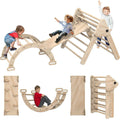Juguete de Escalada Montessori de Madera Multifuncional en Forma de Triángulo