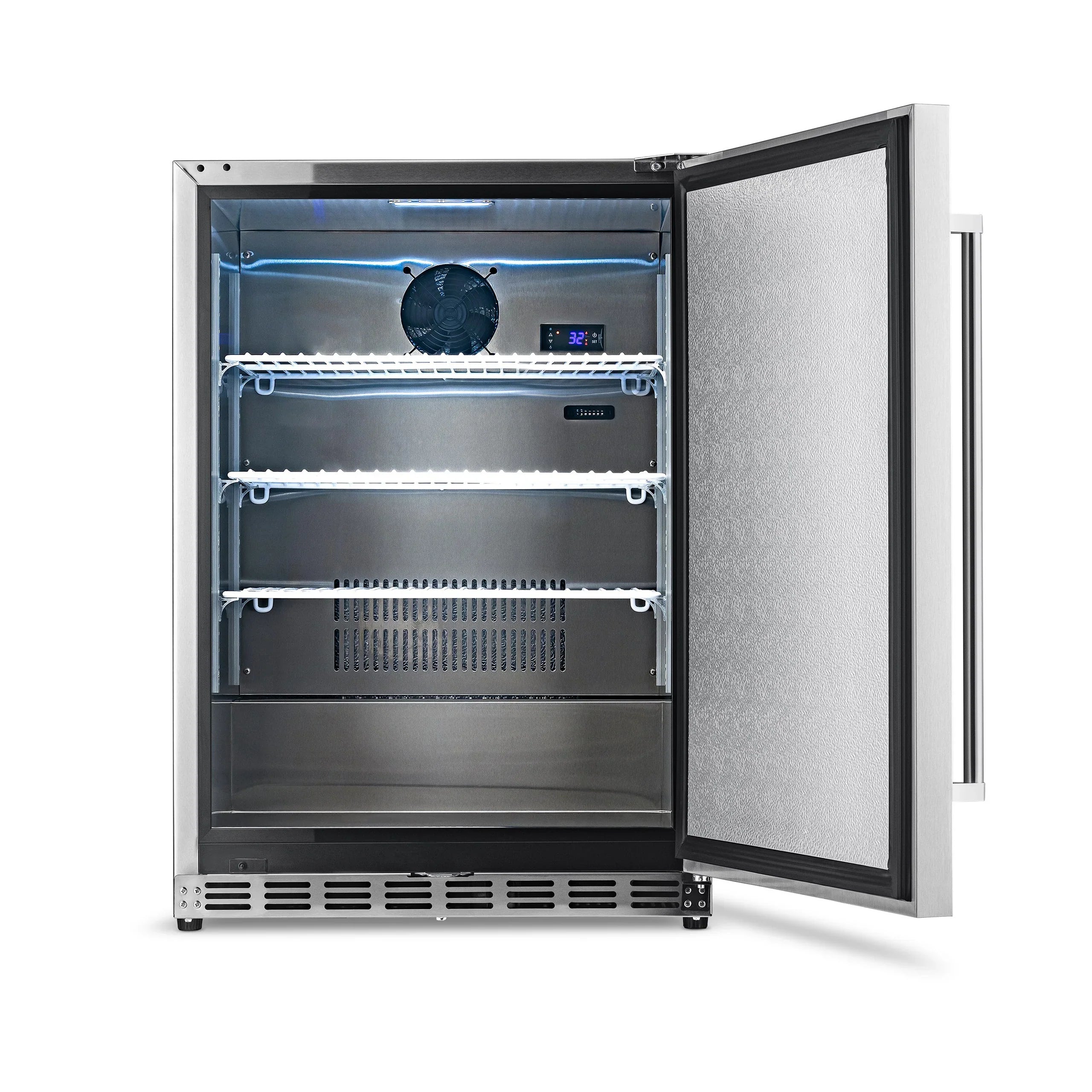 2025 Newair® Refrigerador Comercial Empotrable de 24" – 5,3 pies cúbicos – Acero Inoxidable – 23,6"