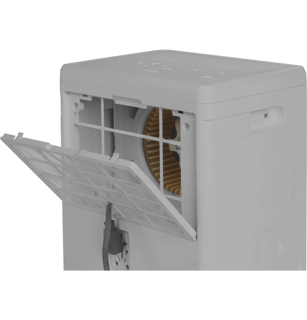 2025 GE Appliances ADHR50LB – Deshumidificador Portátil Certificado Energy Star® con Smart Dry para Espacios Húmedos