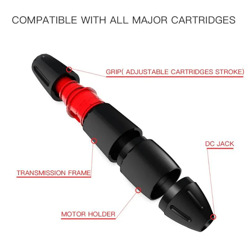 Kit de Máquina de Tatuaje Rotativa Mast Pen con Fuente de Alimentación Airfoil para Tatuajes
