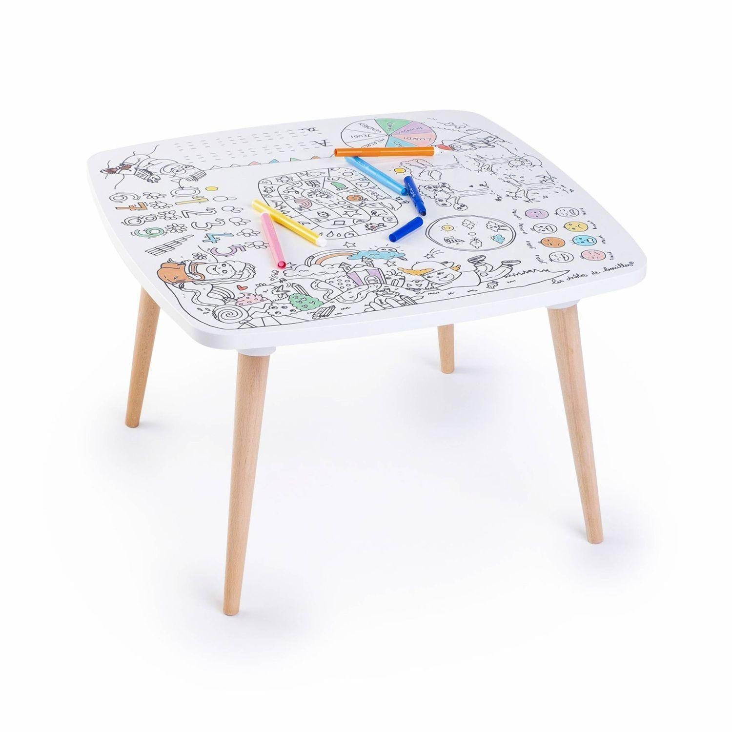 Mesa Infantil Para Colorear