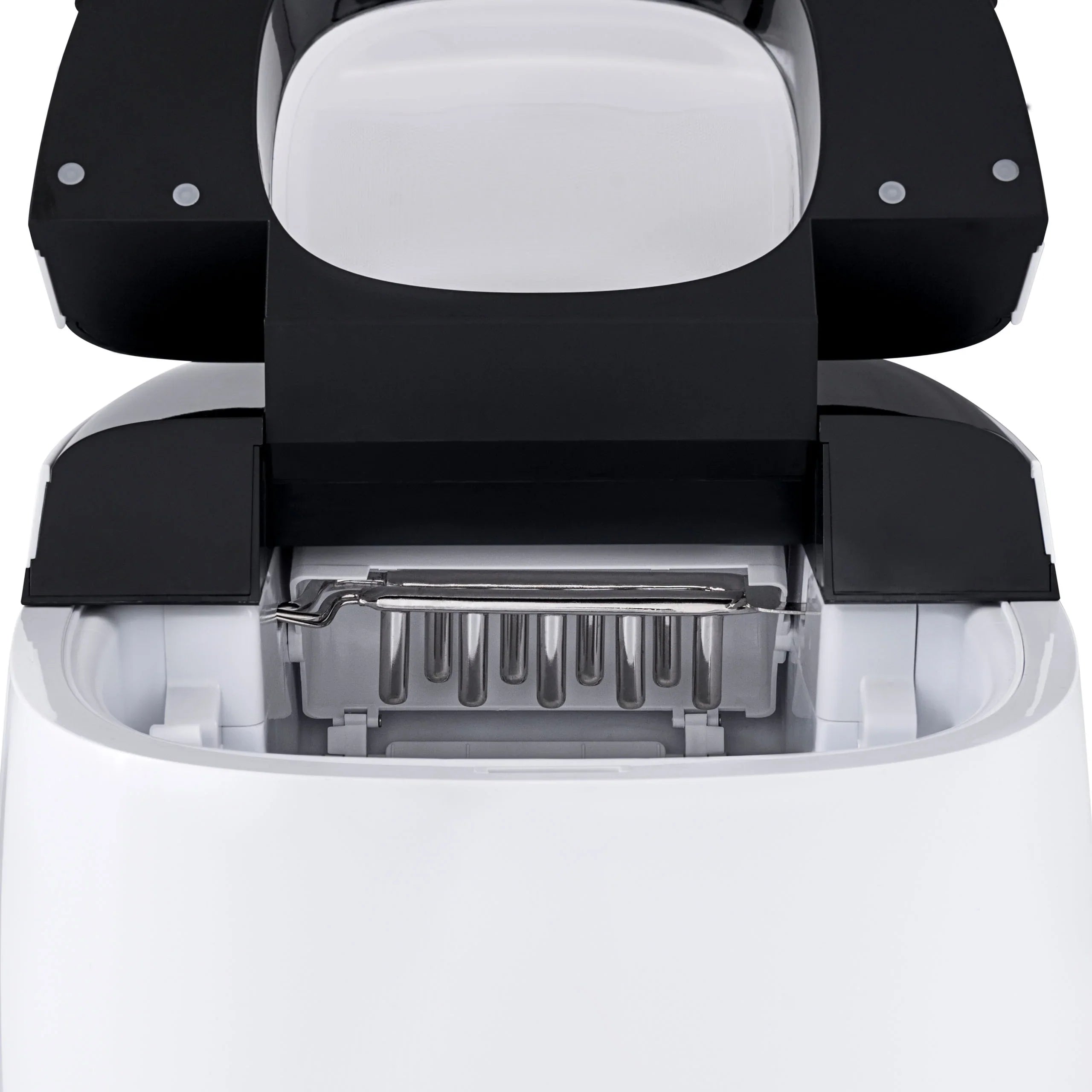 2025 Máquina de Hielo de Encimera Newair® – Cubos de Hielo en Forma de Bala, Blanco