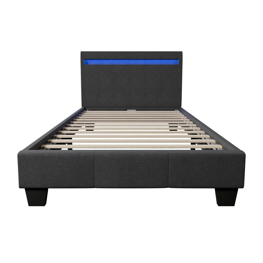 2025 Cama tapizada Verona 120x200 cm en blanco