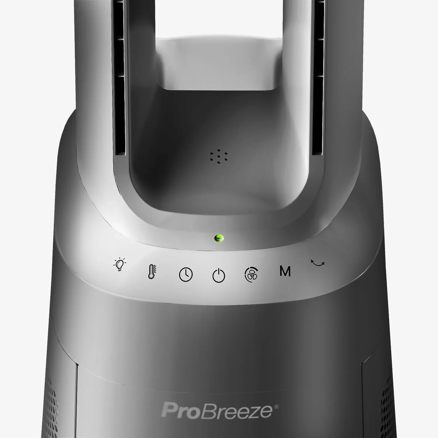 Ventilador torre sin aspas premium OmniAir 41" con purificador de aire - Plateado